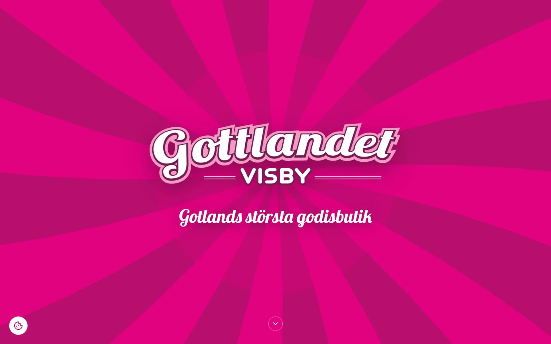Gottlandet, hemsida byggd av Elithan