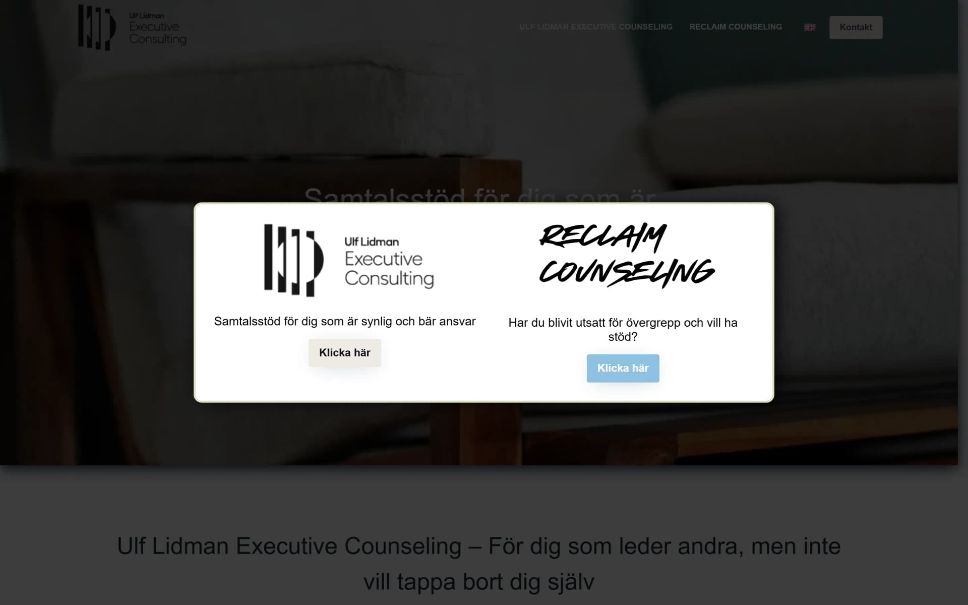 Ulf Lidman Counseling — desktopvy