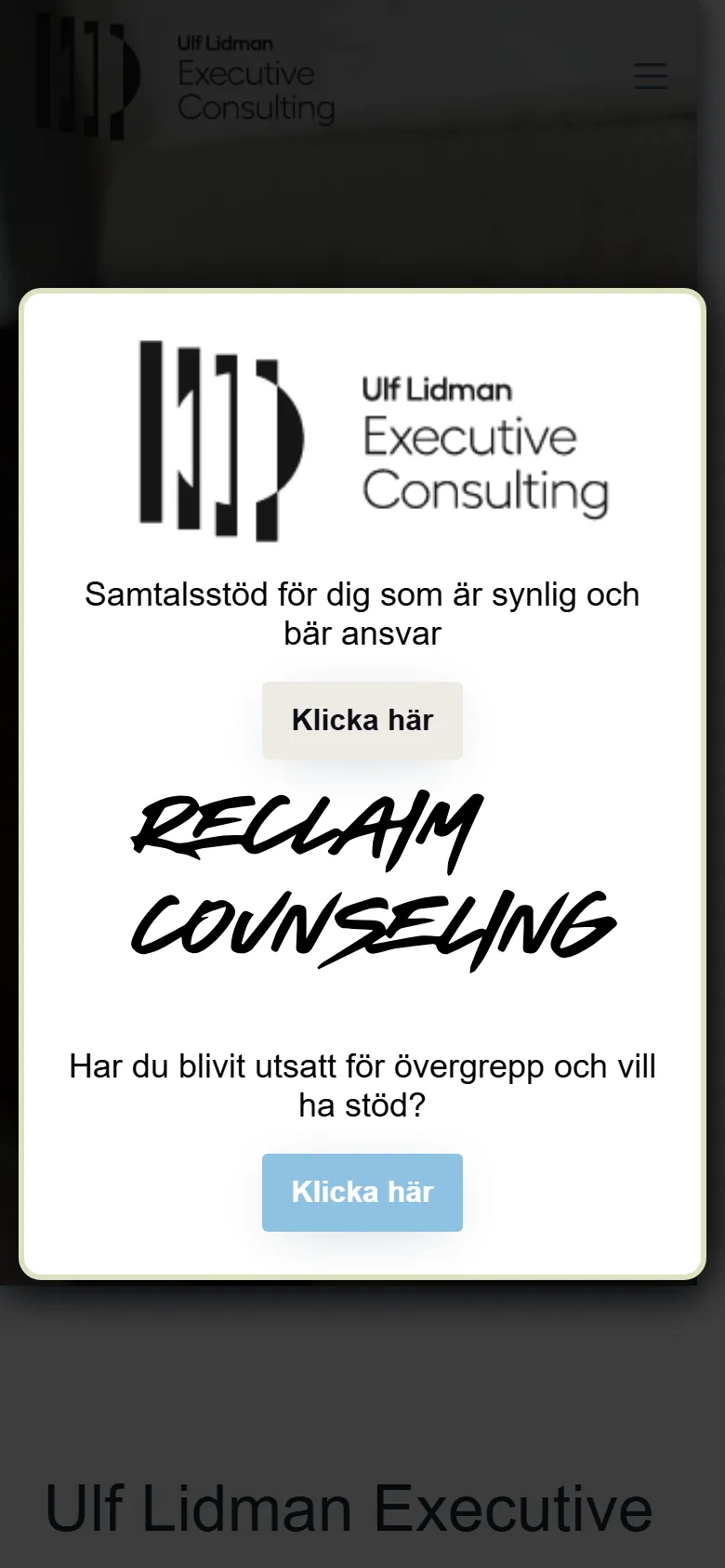 Ulf Lidman Counseling — mobilvy